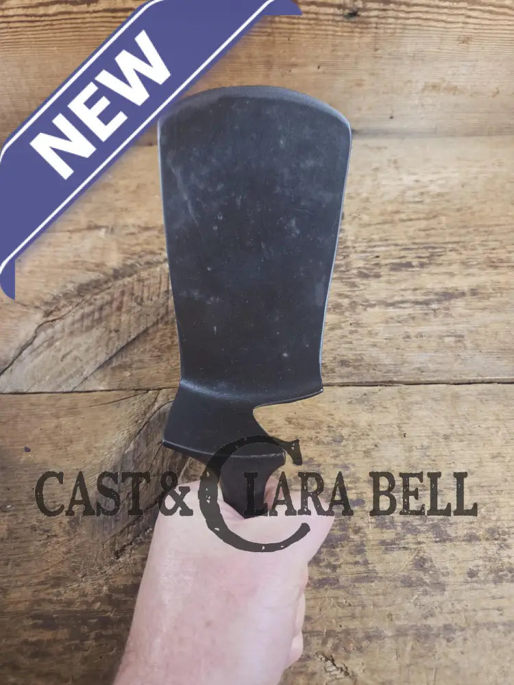 Custom made one of a kind Griswold Good Health #5 repurposed spatula. Turned an ordinary cracked skillet into an