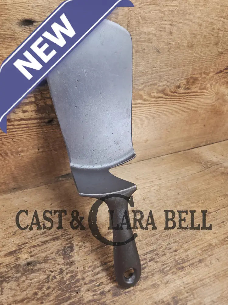 Custom made one of a kind Griswold Good Health #5 repurposed spatula. Turned an ordinary cracked skillet into an