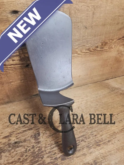 Custom made one of a kind Griswold Good Health #5 repurposed spatula. Turned an ordinary cracked skillet into an