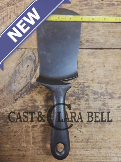 Custom made one of a kind Griswold Good Health #5 repurposed spatula. Turned an ordinary cracked skillet into an