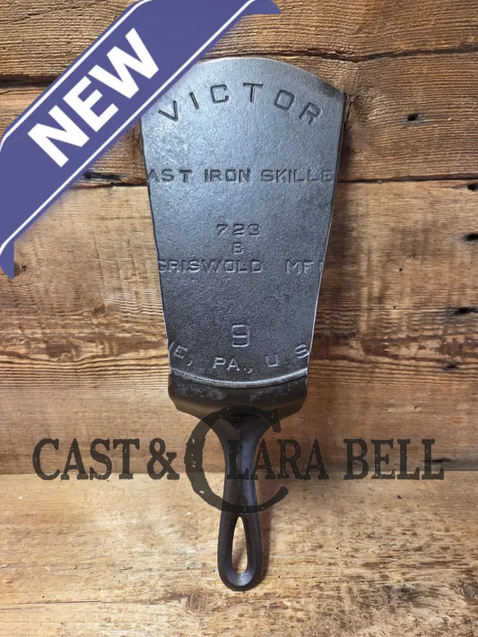 Custom made one of a kind Griswold ’Victor’ Series #9 Fully marked repurposed cast iron spatula SC24 Spatula