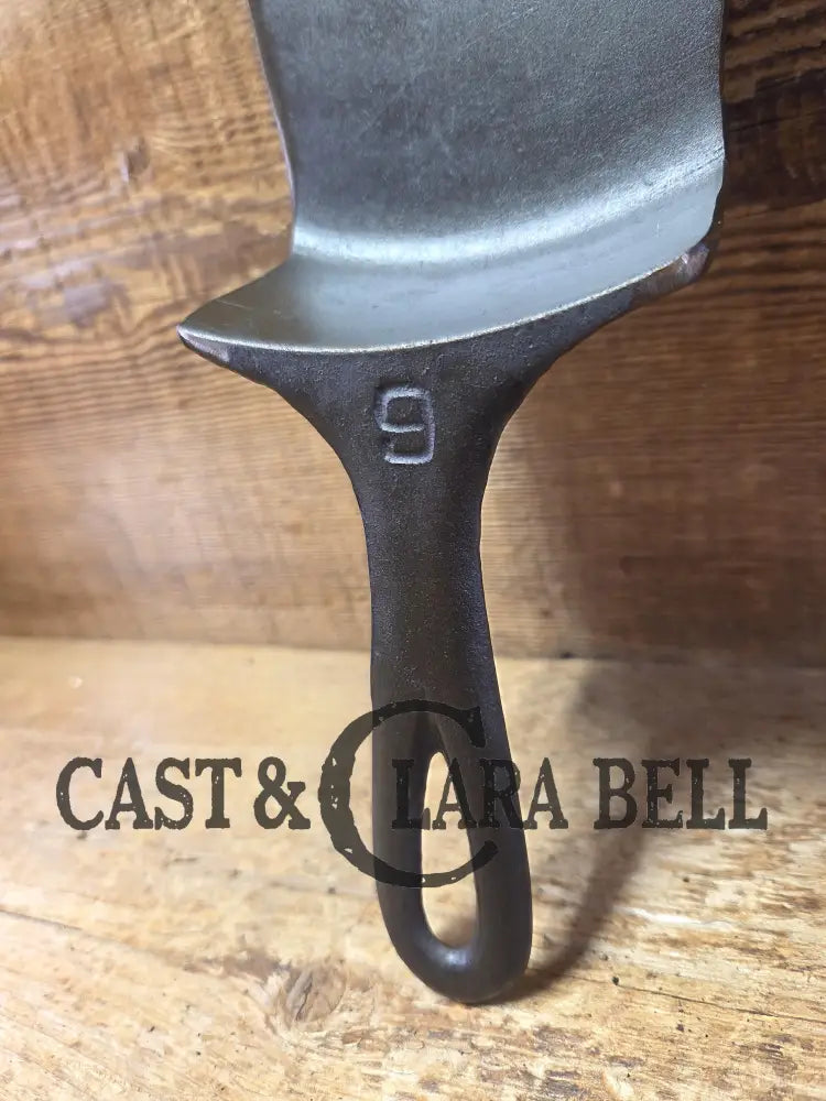 Custom made one of a kind Griswold ’Victor’ Series #9 Fully marked repurposed cast iron spatula SC24 Spatula
