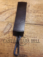 Custom made one of a kind Repurposed #12 Wapak Straight Logo Cast Iron Skillet Spatula. Flared design awesome gift for