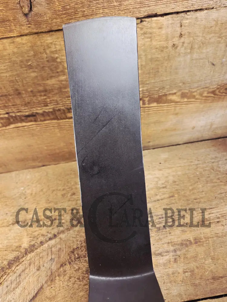 Custom made one of a kind Repurposed #12 Wapak Straight Logo Cast Iron Skillet Spatula. Flared design awesome gift for