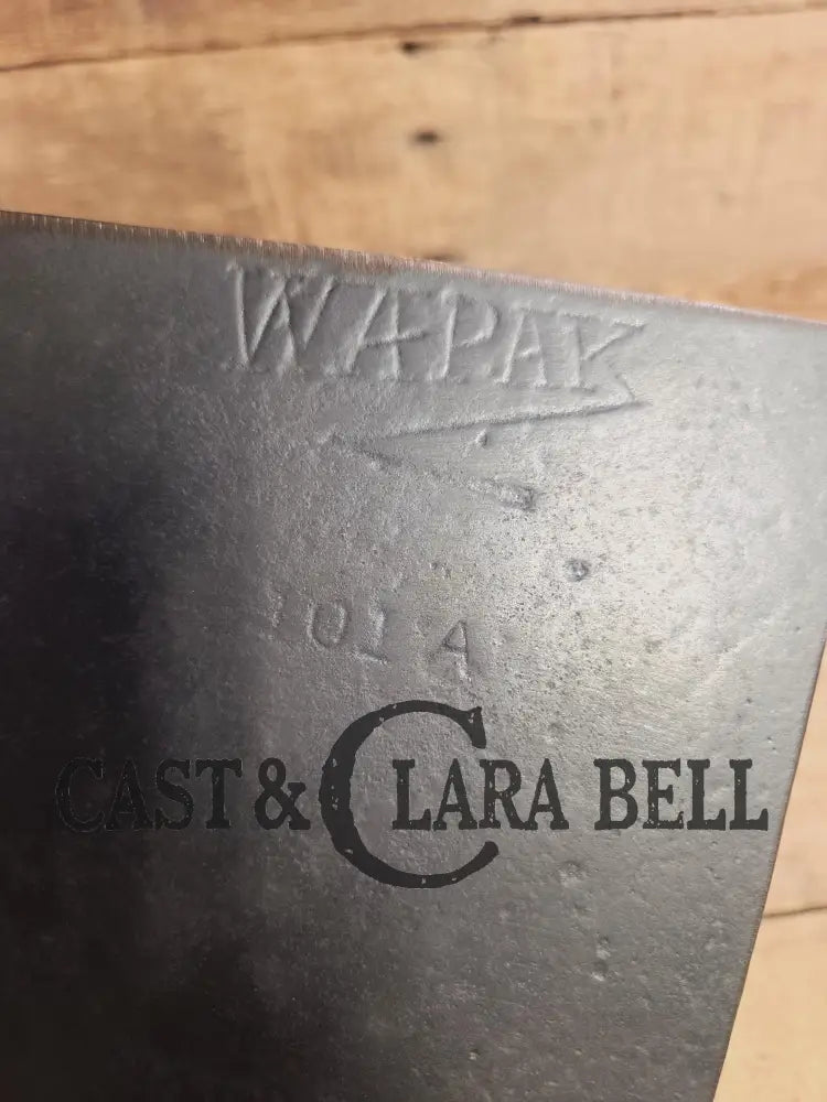 Custom made one of a kind Repurposed #8 Wapak Z Logo Cast Iron Skillet Spatula. Flared design awesome gift for the