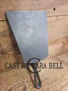 Custom made one of a kind Repurposed #8 Wapak Z Logo Cast Iron Skillet Spatula. Flared design awesome gift for the