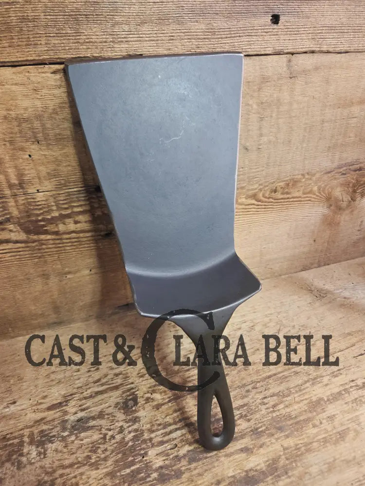 Custom made one of a kind Repurposed #8 Wapak Z Logo Cast Iron Skillet Spatula. Flared design awesome gift for the