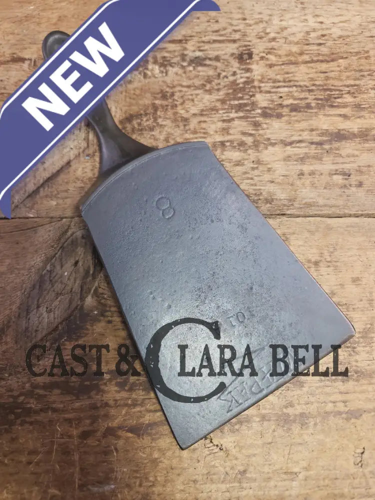 Custom made one of a kind Repurposed #8 Wapak Z Logo Cast Iron Skillet Spatula. Flared design awesome gift for the