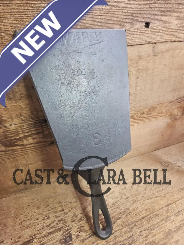 Custom made one of a kind Repurposed #8 Wapak Z Logo Cast Iron Skillet Spatula. Flared design awesome gift for the