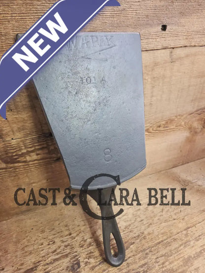 Custom made one of a kind Repurposed #8 Wapak Z Logo Cast Iron Skillet Spatula. Flared design awesome gift for the