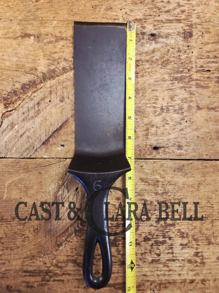 Custom made one of a kind Repurposed Spatula made from 1930’s WagnerWare #6 skillet. Compact and lightweight! SC24