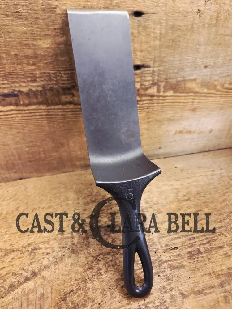 Custom made one of a kind Repurposed Spatula made from 1930’s WagnerWare #6 skillet. Compact and lightweight! SC24