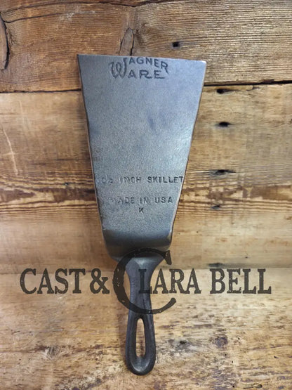 Custom made one of a kind Repurposed Spatula made from 1930’s WagnerWare #6 skillet. Compact and lightweight! SC24