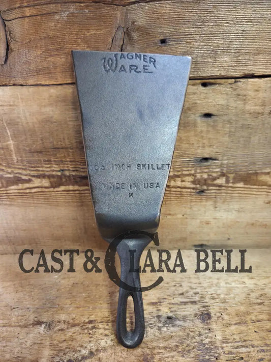 Custom made one of a kind Repurposed Spatula made from 1930’s WagnerWare #6 skillet. Compact and lightweight! SC24