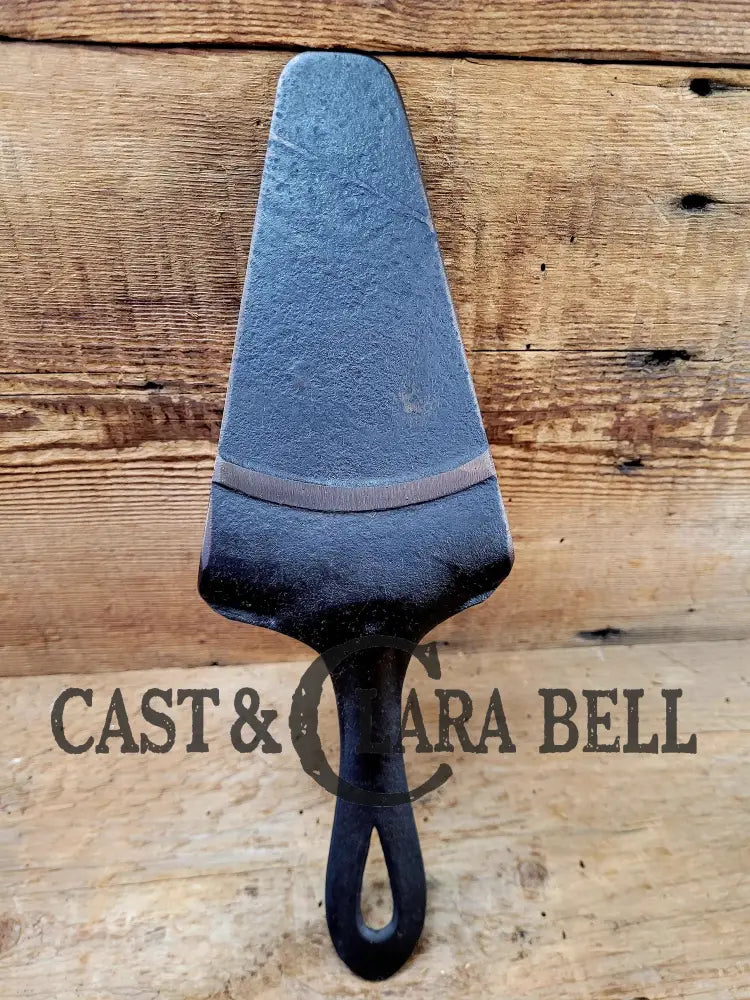 Custom Made Pie Server From A Late 1800’S #9 Cast Iron Griddle That Was Cracked. Very Cool And