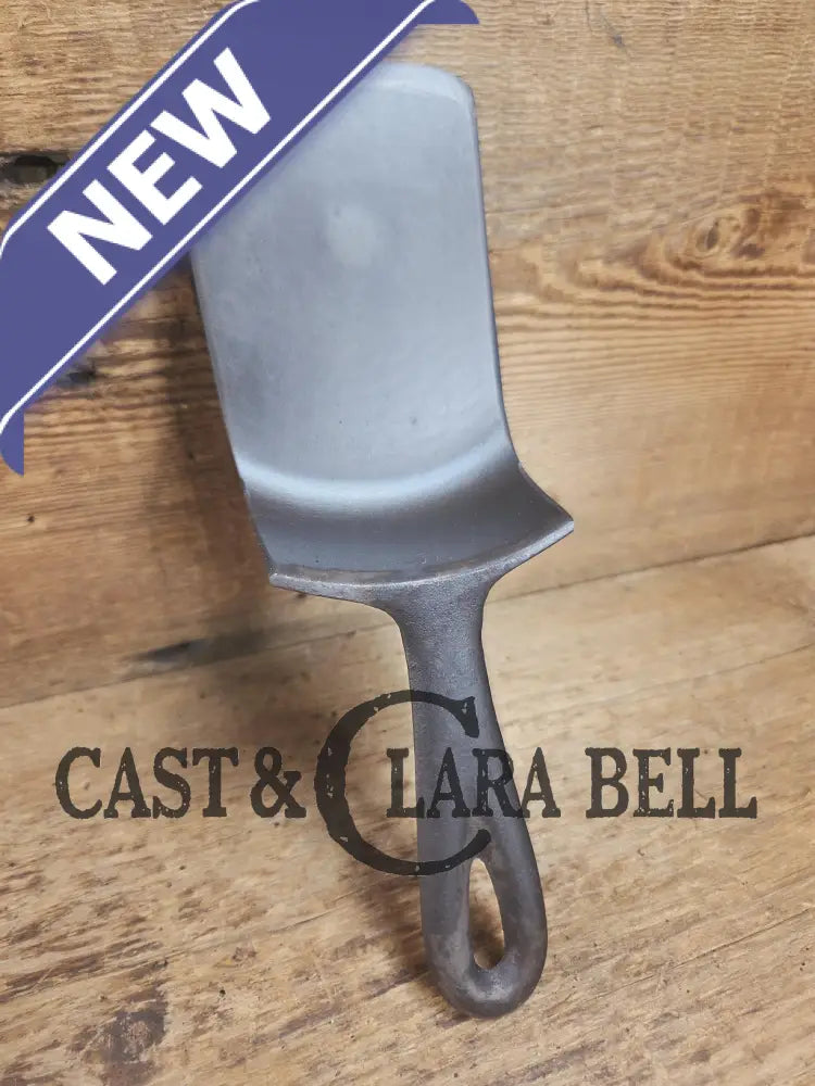 Custom made small Birmingham S&R Cast Iron Skillet Spatula. Reclaimed from a #3 BSR Red Mountain cast iron skillet.