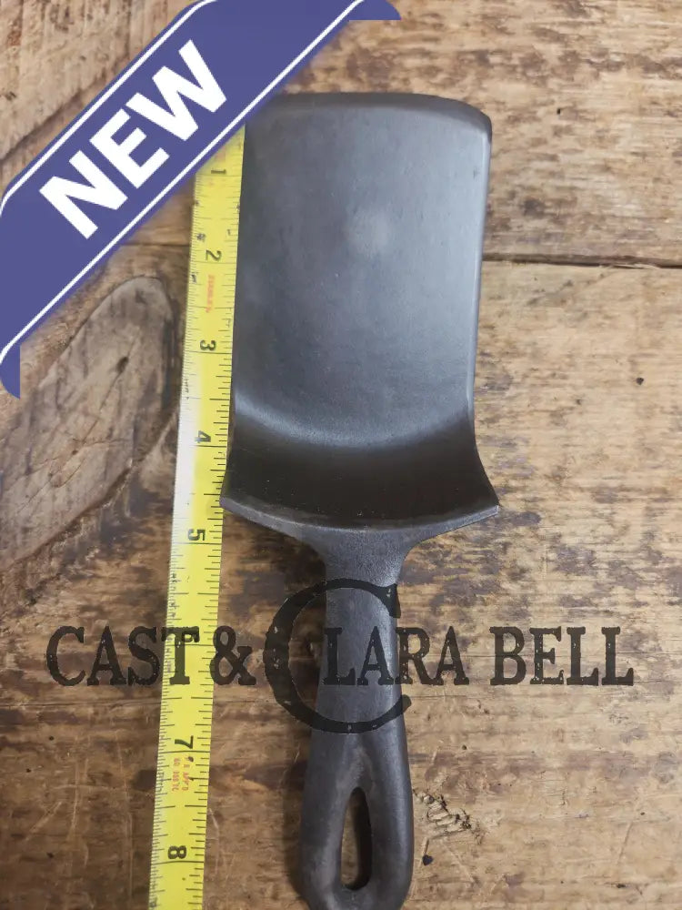 Custom made small Birmingham S&R Cast Iron Skillet Spatula. Reclaimed from a #3 BSR Red Mountain cast iron skillet.