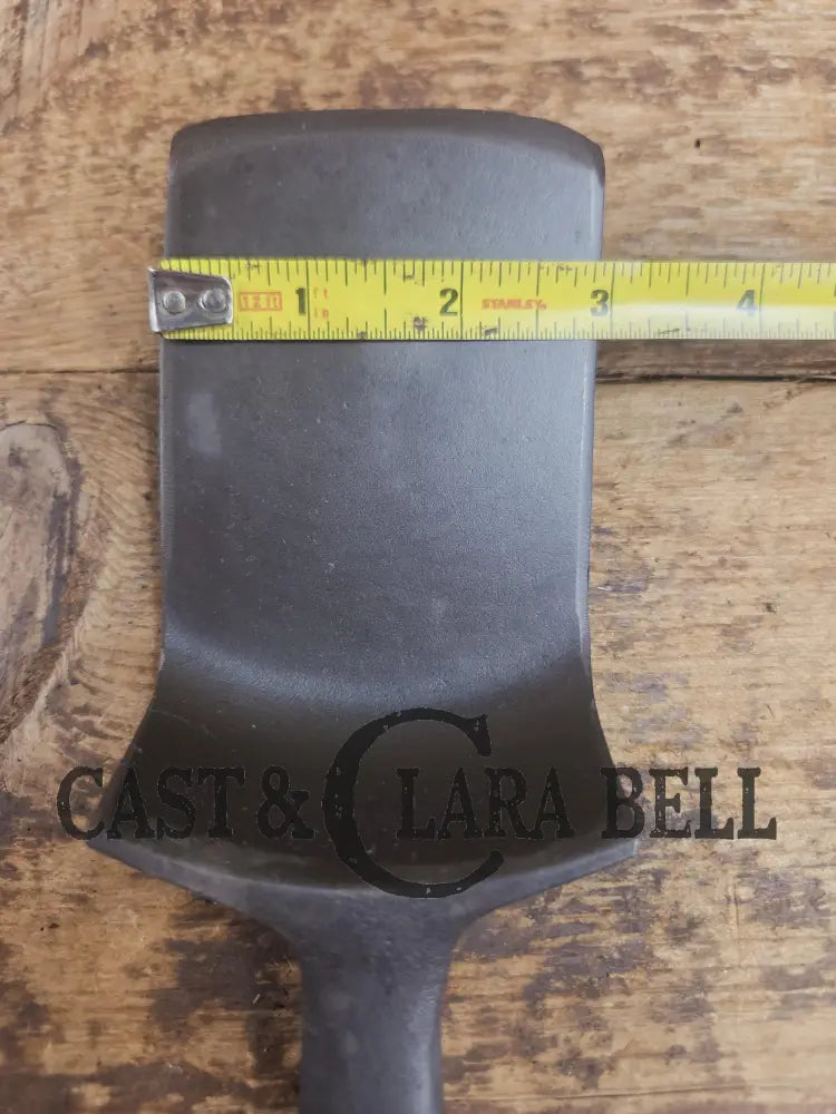 Custom made small Birmingham S&R Cast Iron Skillet Spatula. Reclaimed from a #3 BSR Red Mountain cast iron skillet.