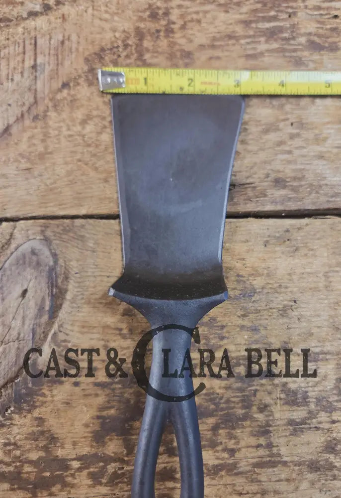 Custom made small Lodge Arc Logo Cast Iron Skillet Spatula. Reclaimed from a early 1900’s Lodge Arc cast iron skillet.
