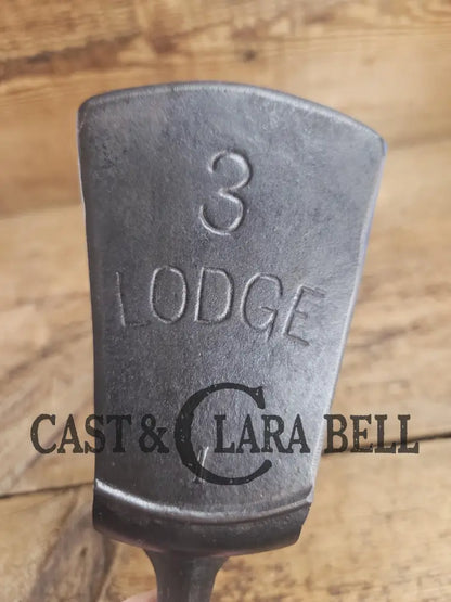 Custom made small Lodge Arc Logo Cast Iron Skillet Spatula. Reclaimed from a early 1900’s Lodge Arc cast iron skillet.