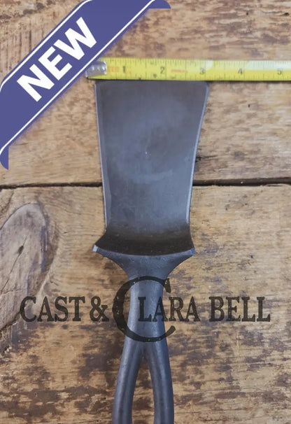 Custom made small Lodge Arc Logo Cast Iron Skillet Spatula. Reclaimed from a early 1900’s Lodge Arc cast iron skillet.