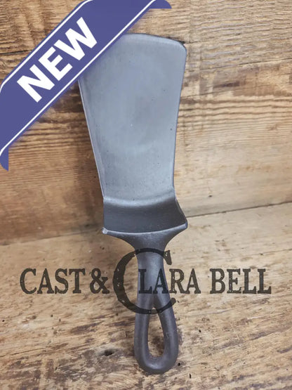Custom made small Lodge Arc Logo Cast Iron Skillet Spatula. Reclaimed from a early 1900’s Lodge Arc cast iron skillet.