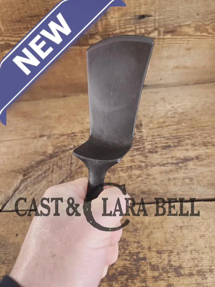 Custom made small Lodge Arc Logo Cast Iron Skillet Spatula. Reclaimed from a early 1900’s Lodge Arc cast iron skillet.
