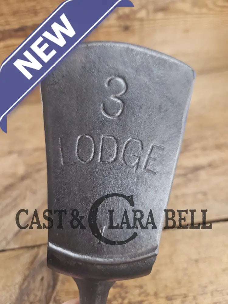 Custom made small Lodge Arc Logo Cast Iron Skillet Spatula. Reclaimed from a early 1900’s Lodge Arc cast iron skillet.