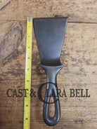 Custom made small Wagner HAMMERED Cast Iron Skillet Spatula. Reclaimed from a #3 Wagner hammered cast iron skillet.