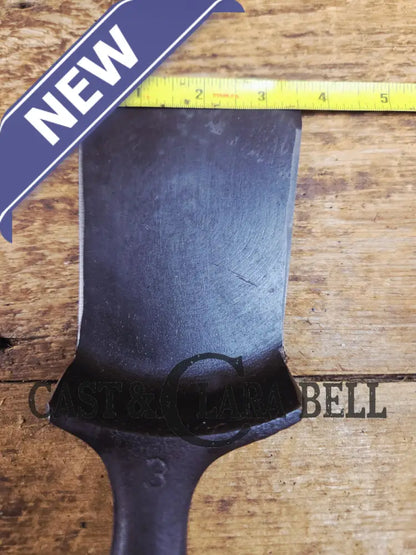 Custom made Wagner Ware Cast Iron Skillet Spatula. Reclaimed 1920’s Era #1053 WagnerWare cast iron egg skillet. Great