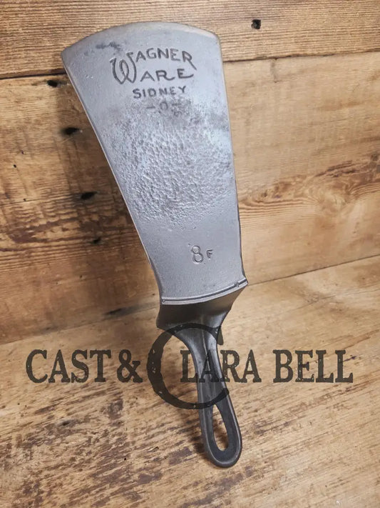 Custom made Wagner Ware Cast Iron Skillet Spatula. Reclaimed 1920’s Era #8 WagnerWare cast iron skillet. Great gift!