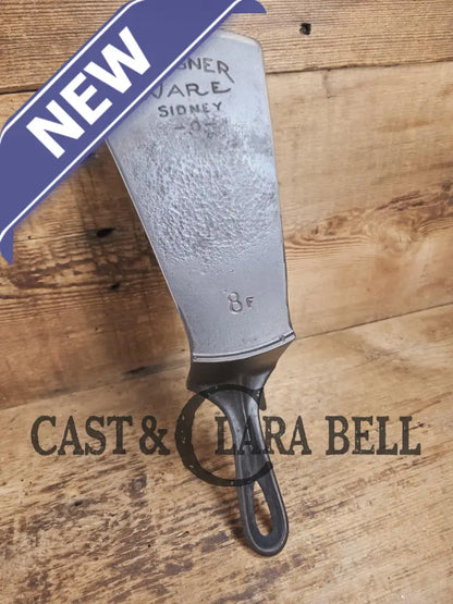 Custom made Wagner Ware Cast Iron Skillet Spatula. Reclaimed 1920’s Era #8 WagnerWare cast iron skillet. Great gift!