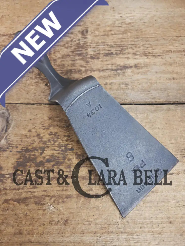 Custom one of a kind Repurposed Spatula. Made from 1940’s Era Griswold Iron Mountain #8 Chicken Fryer. Awesome for the