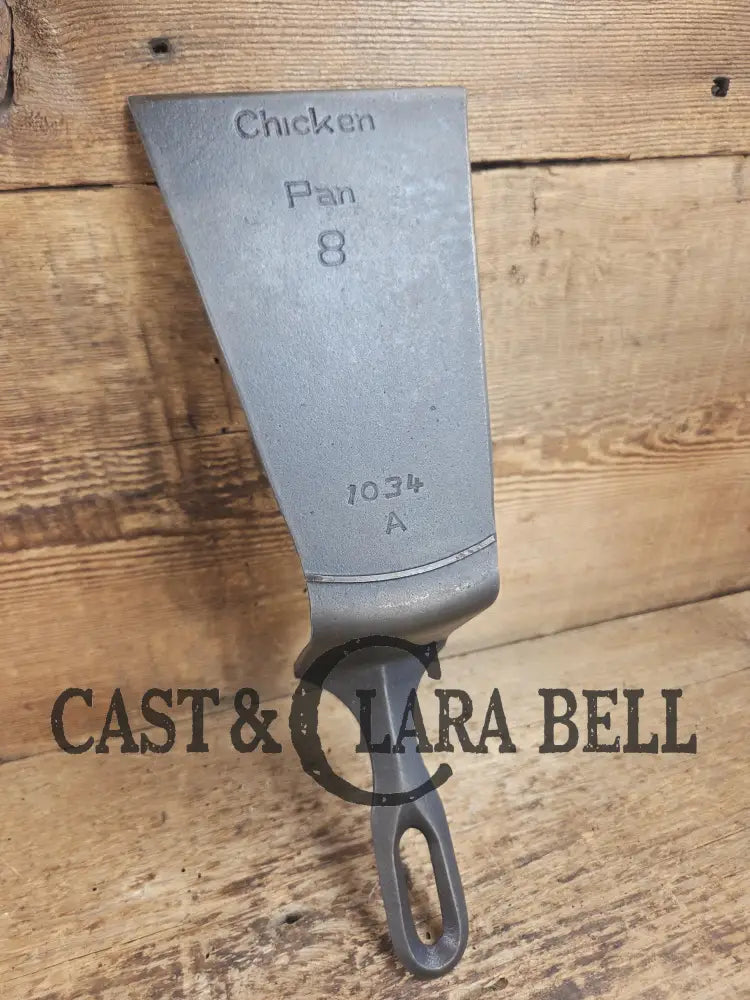 Custom one of a kind Repurposed Spatula. Made from 1940’s Era Griswold Iron Mountain #8 Chicken Fryer. Awesome for the