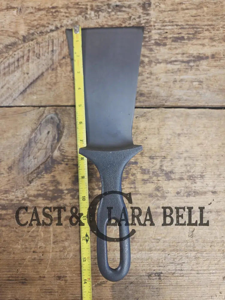 Custom one of a kind Repurposed Spatula. Made from 1940’s Era Griswold Iron Mountain #8 Chicken Fryer. Awesome for the