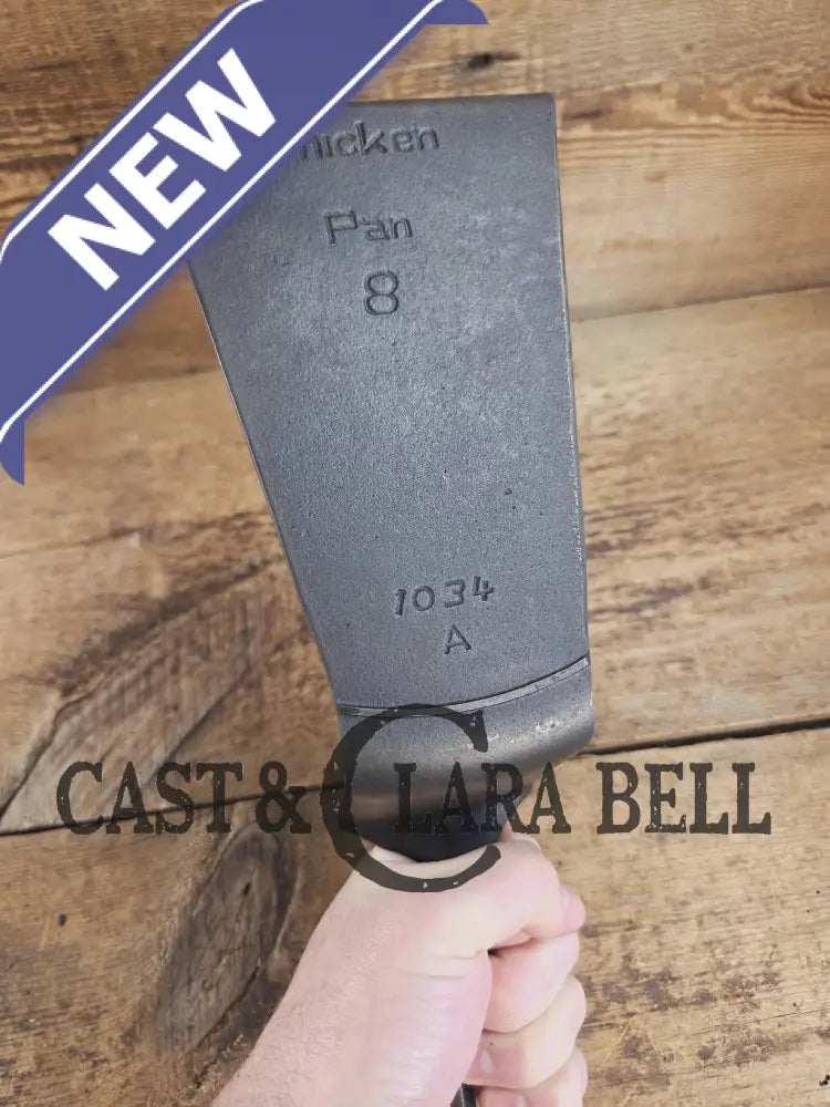 Custom one of a kind Repurposed Spatula. Made from 1940’s Era Griswold Iron Mountain #8 Chicken Fryer. Awesome for the