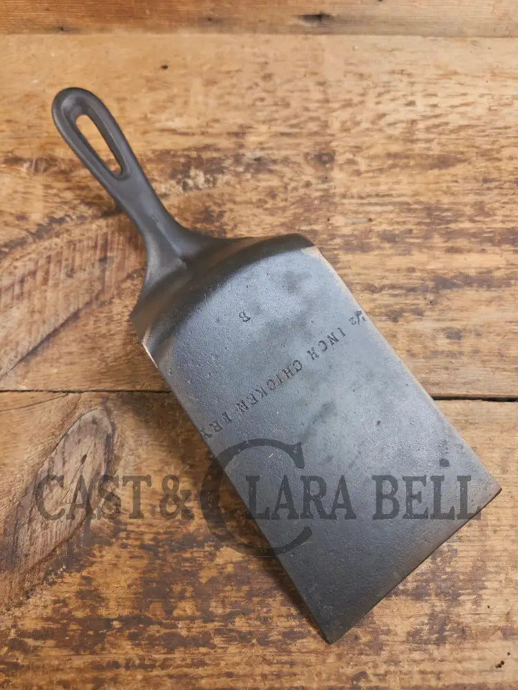 Custom one of a kind Repurposed Spatula. Made from 1940’s Era Wagner #8 DEEP Chicken Fryer. Awesome for the home