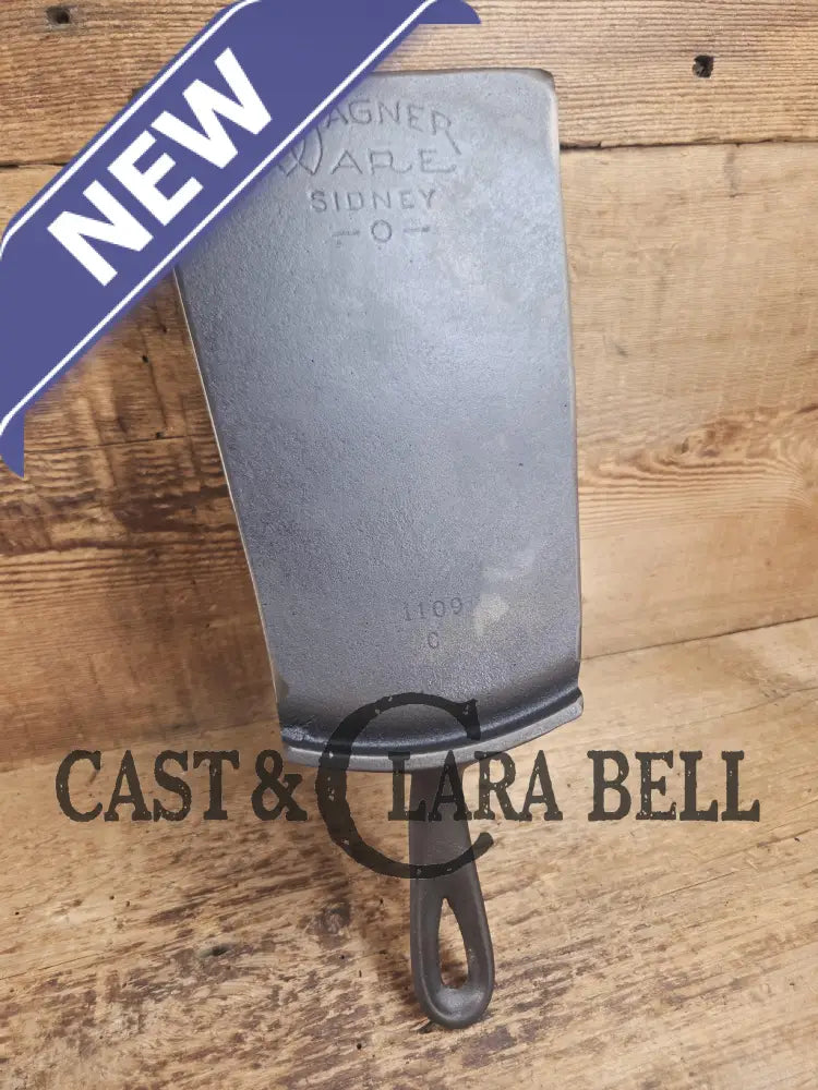 Custom one of a kind Repurposed Spatula. Made from 1940’s Era Wagner Ware Sidney #9 round handled griddle! Awesome for