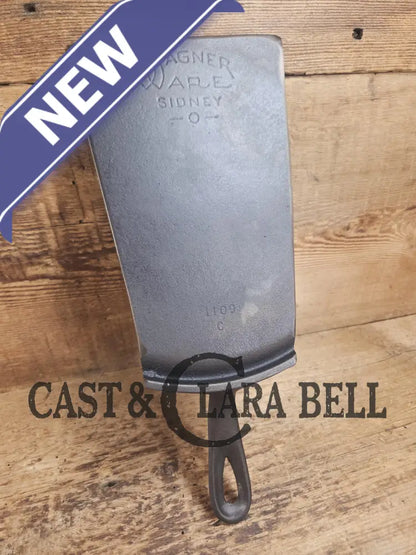 Custom one of a kind Repurposed Spatula. Made from 1940’s Era Wagner Ware Sidney #9 round handled griddle! Awesome for