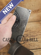 Custom Repurposed Burger Spatula AND grill scraper. Made from a center cracked Griswold 704 skillet. Awesome for the