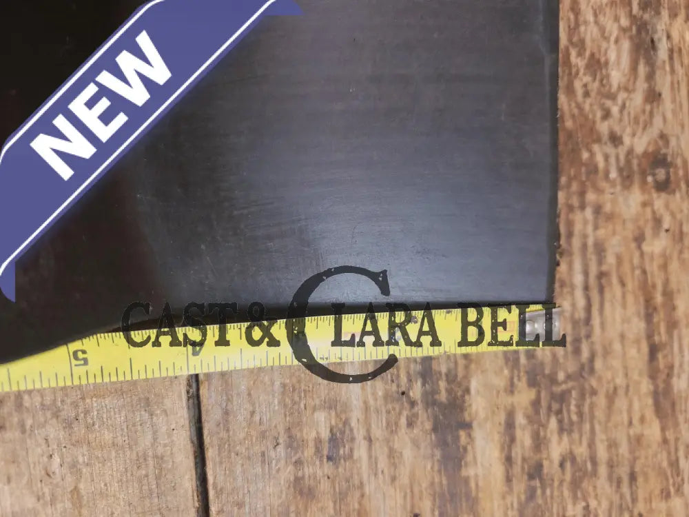 Custom Repurposed Burger Spatula AND grill scraper. Made from a center cracked Griswold 704 skillet. Awesome for the