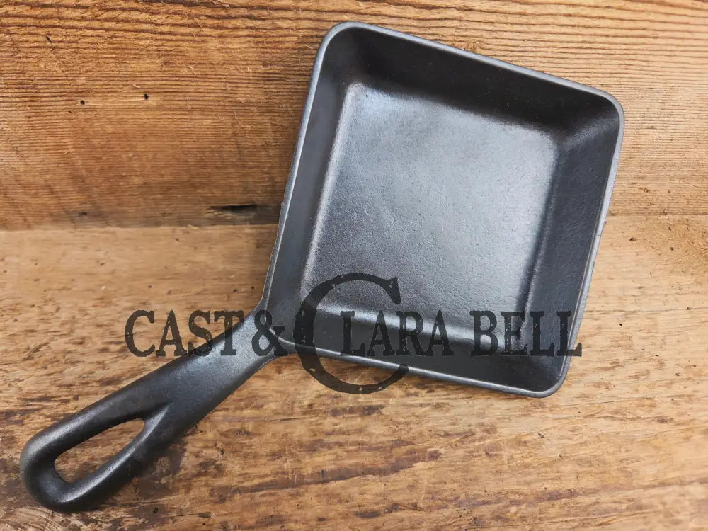 Customer Favorite! Adorable and handy for the kitchen Griswold 129 Square Egg skillet for one. A GREAT gift! Skillet