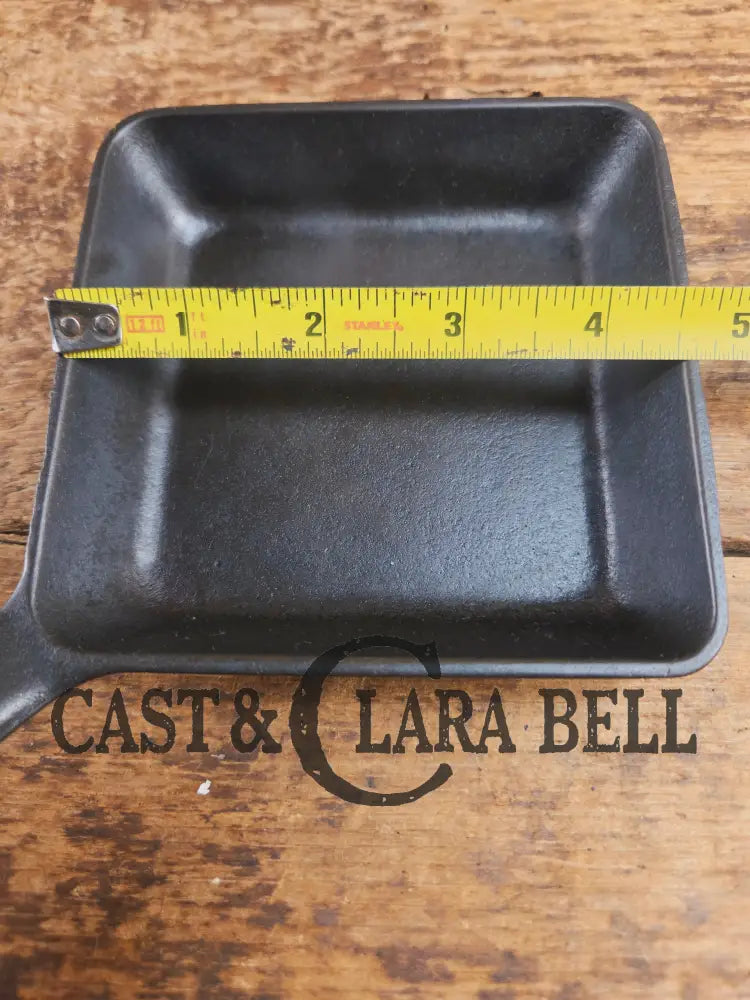 Customer Favorite! Adorable and handy for the kitchen Griswold 129 Square Egg skillet for one. A GREAT gift! Skillet