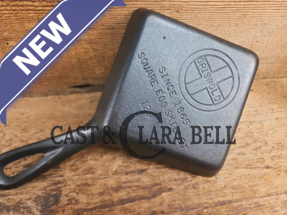 Customer Favorite! Adorable and handy for the kitchen Griswold 129 Square Egg skillet for one. A GREAT gift! Skillet