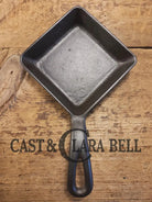 Customer Favorite! Adorable and handy for the kitchen Griswold 129 Square Egg skillet for one. A GREAT gift! Skillet