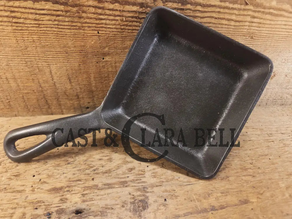 Customer Favorite! Adorable and handy for the kitchen Griswold 129 Square Egg skillet for one. A GREAT gift! Skillet