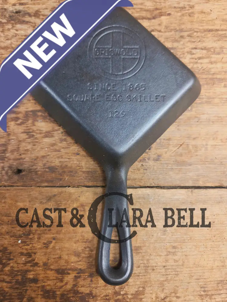 Customer Favorite! Adorable and handy for the kitchen Griswold 129 Square Egg skillet for one. A GREAT gift! Skillet