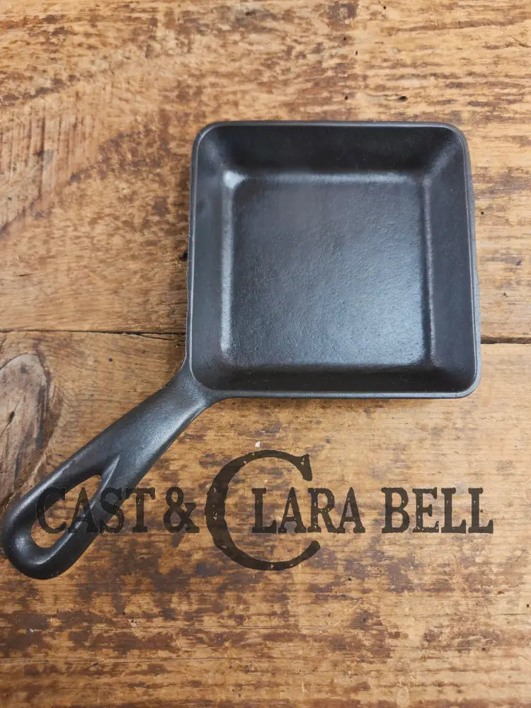 Customer Favorite! Adorable and handy for the kitchen Griswold 129 Square Egg skillet for one. A GREAT gift! Skillet