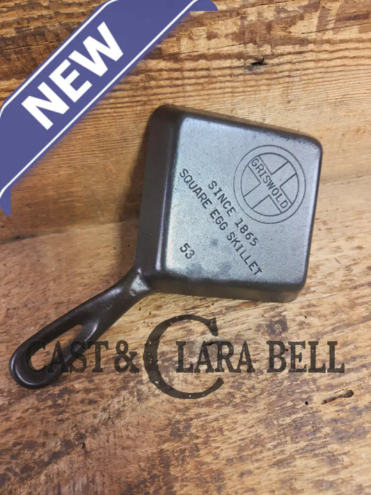 Customer Favorite! Adorable and handy for the kitchen Griswold 53 Square Egg skillet for one. A GREAT gift! Skillet