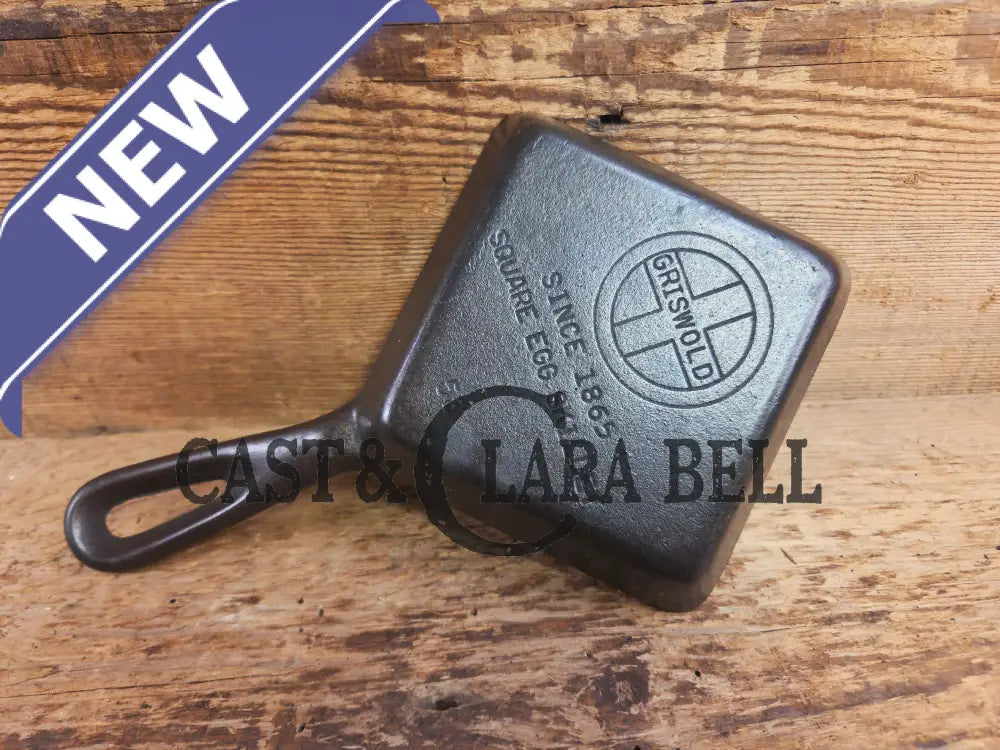 Customer Favorite! Adorable and handy for the kitchen Griswold 53 Square Egg skillet for one. A GREAT gift! Skillet